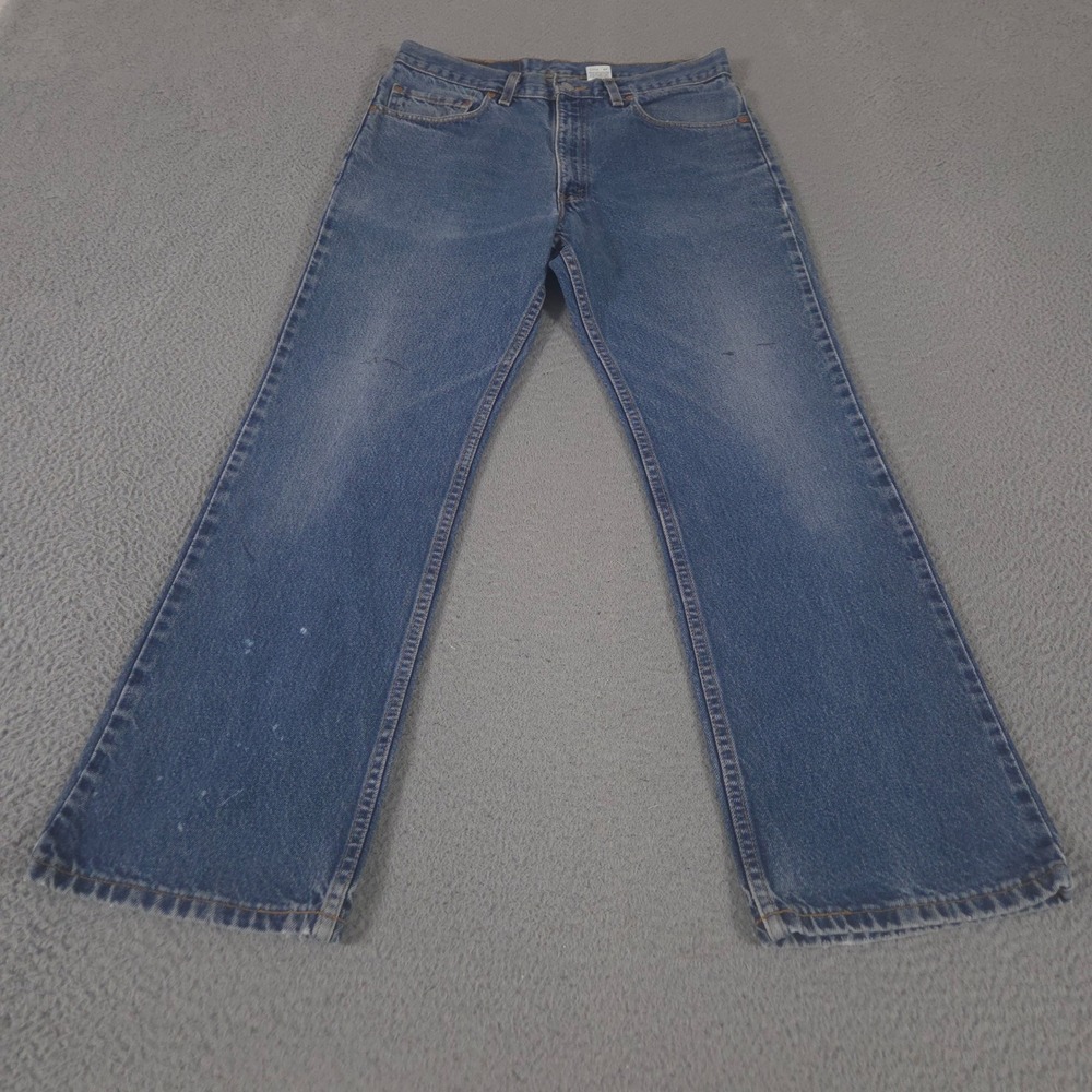 VINTAGE Levi's Jeans Mens 34x30 Blue 517 Bootcut Made in USA Denim Pants 90s